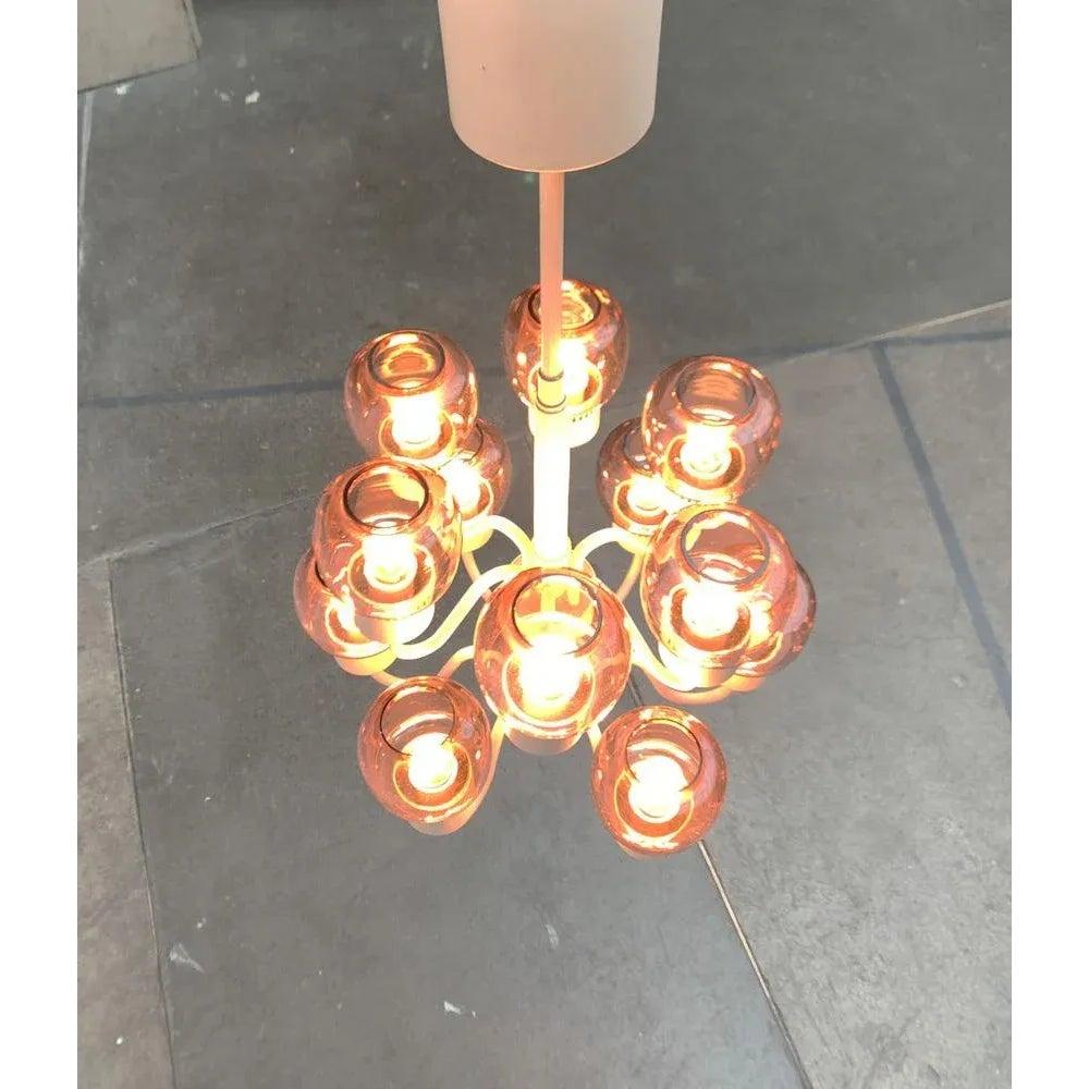 Mid-Century Swedish T527 Chandelier by Hans-Agne Jakobsson, 1960s For Sale 4