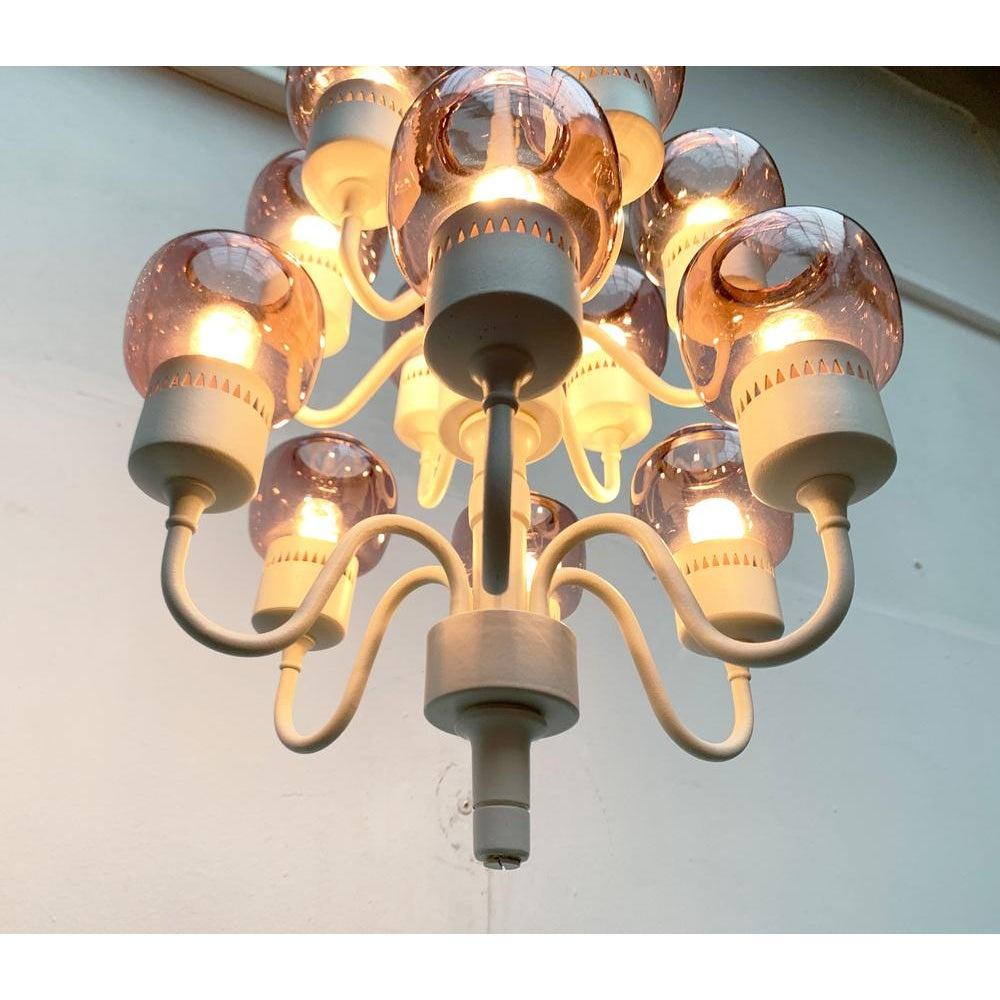 Mid-Century Swedish T527 Chandelier by Hans-Agne Jakobsson, 1960s In Good Condition For Sale In Hamburg, DE