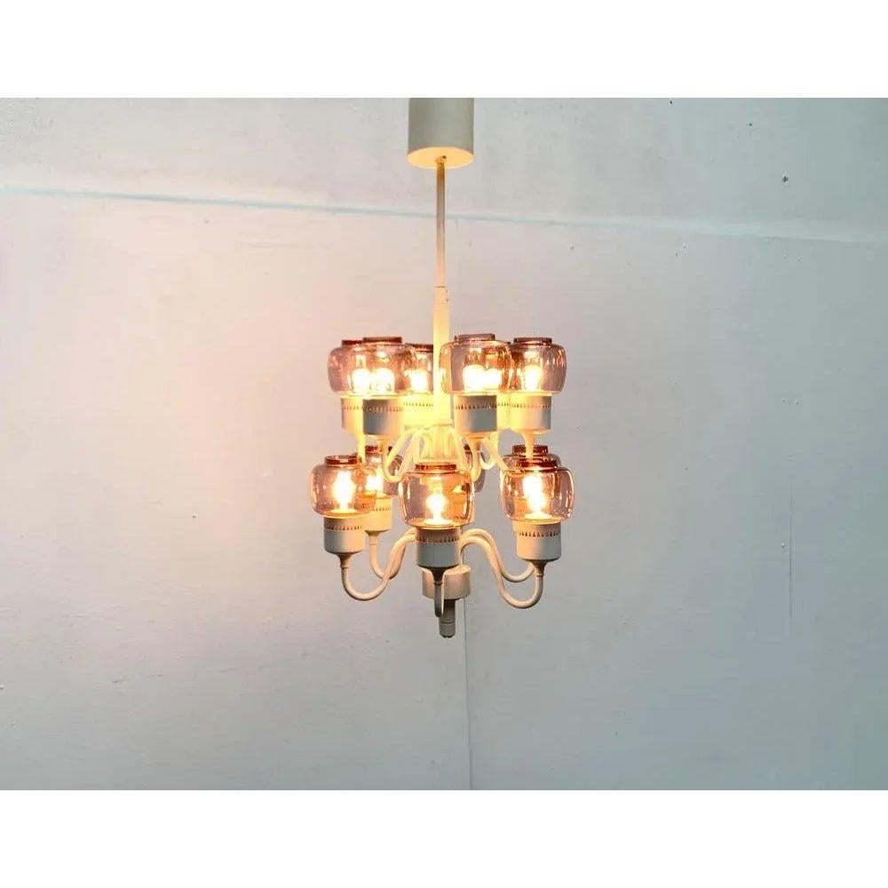 Mid-Century Swedish T527 Chandelier by Hans-Agne Jakobsson, 1960s For Sale 1