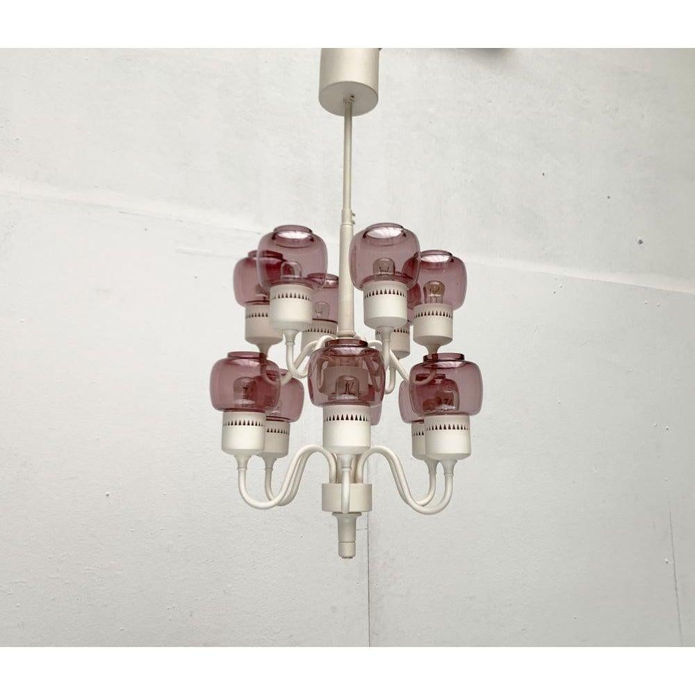 Mid-Century Swedish T527 Chandelier by Hans-Agne Jakobsson, 1960s For Sale 2