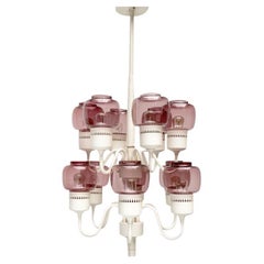 Mid-Century Swedish T527 Chandelier by Hans-Agne Jakobsson, 1960s
