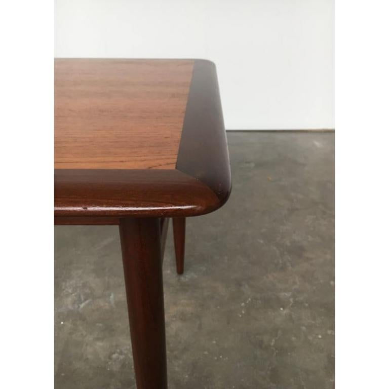 Tavolino da caffè in teak svedese di metà secolo di HMB Möbler, anni '60 in vendita 4