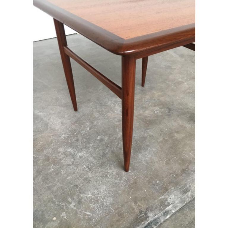 Svedese Tavolino da caffè in teak svedese di metà secolo di HMB Möbler, anni '60 in vendita