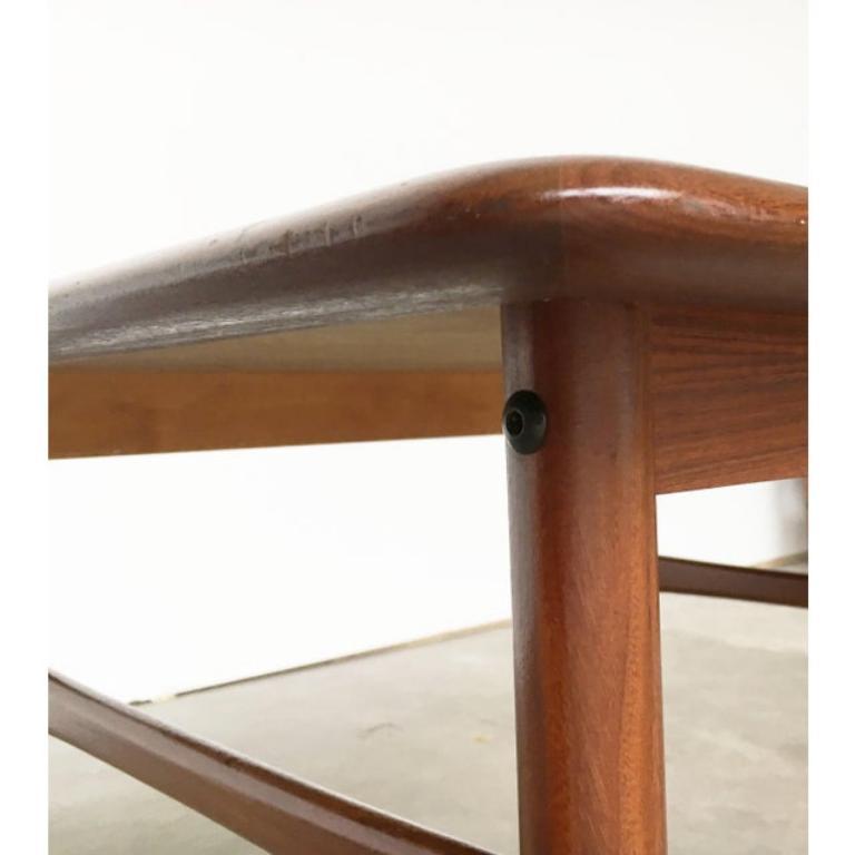 Tavolino da caffè in teak svedese di metà secolo di HMB Möbler, anni '60 in vendita 2