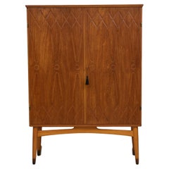 Mid-Century Swedish Teak Linen Cabinet no2