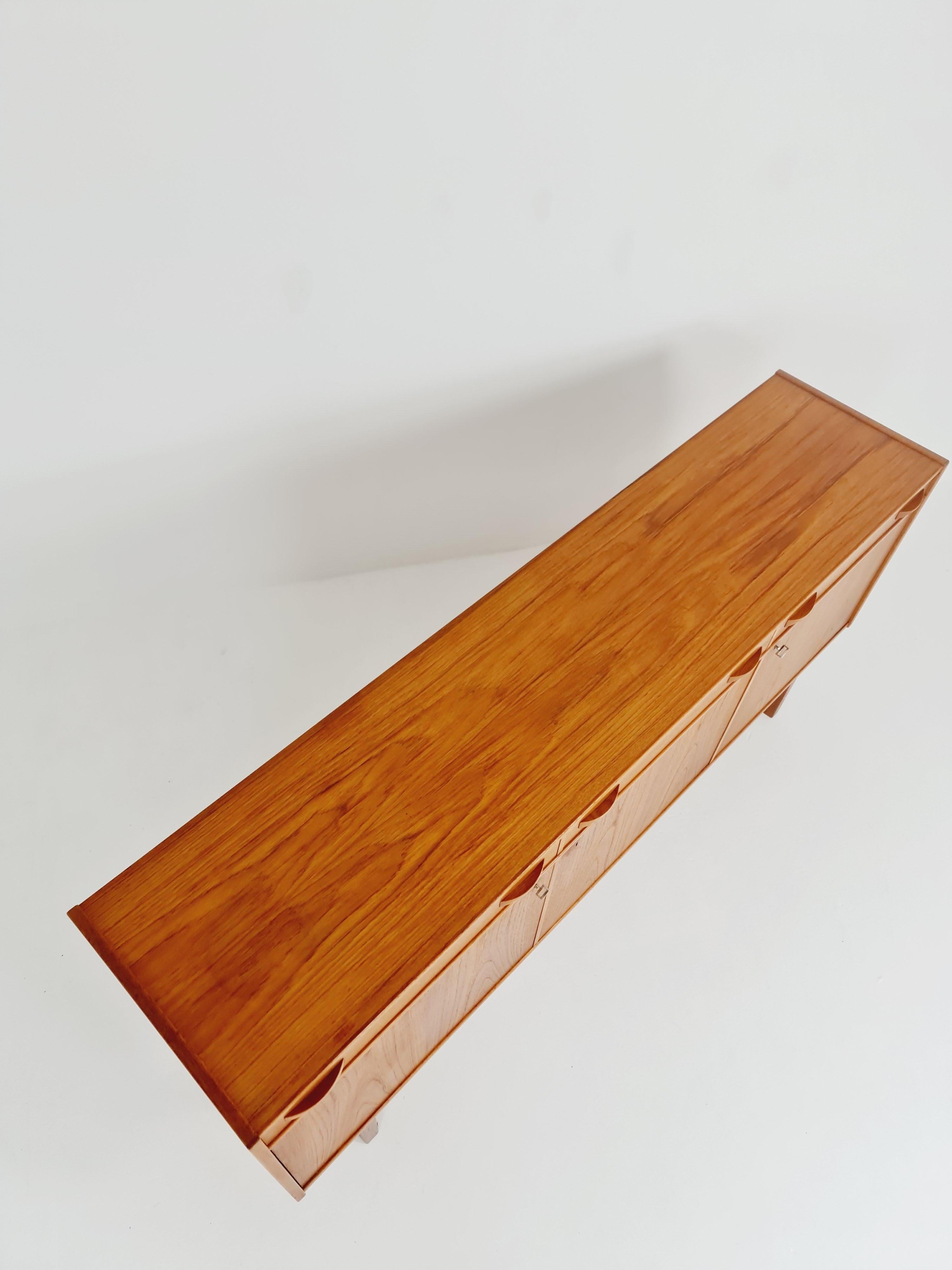Mid century Swedish Teak Sideboard by Tage Olofsson for Ulferts, 1960s For Sale 4