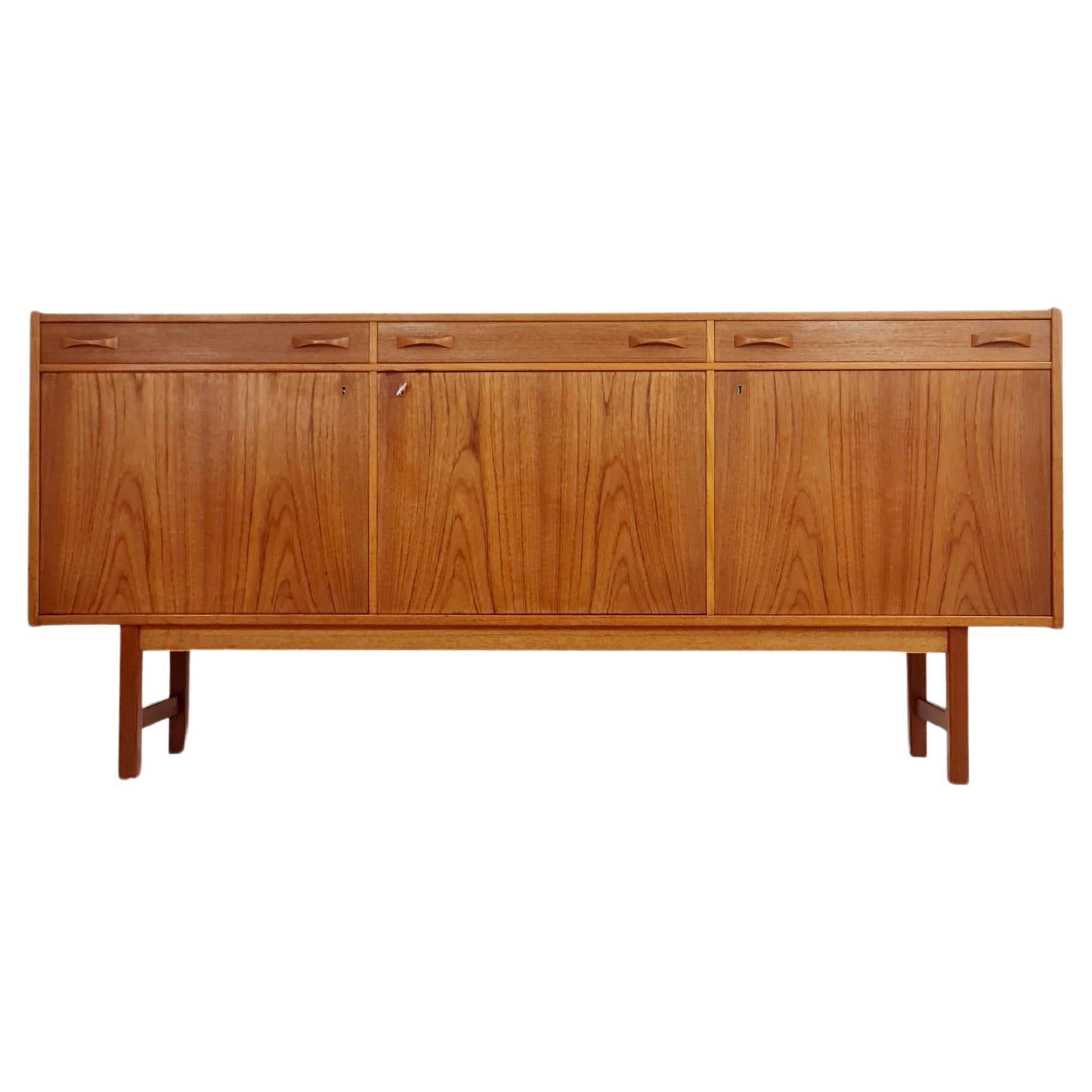 Mid century Swedish Teak Sideboard by Tage Olofsson for Ulferts, 1960s For Sale