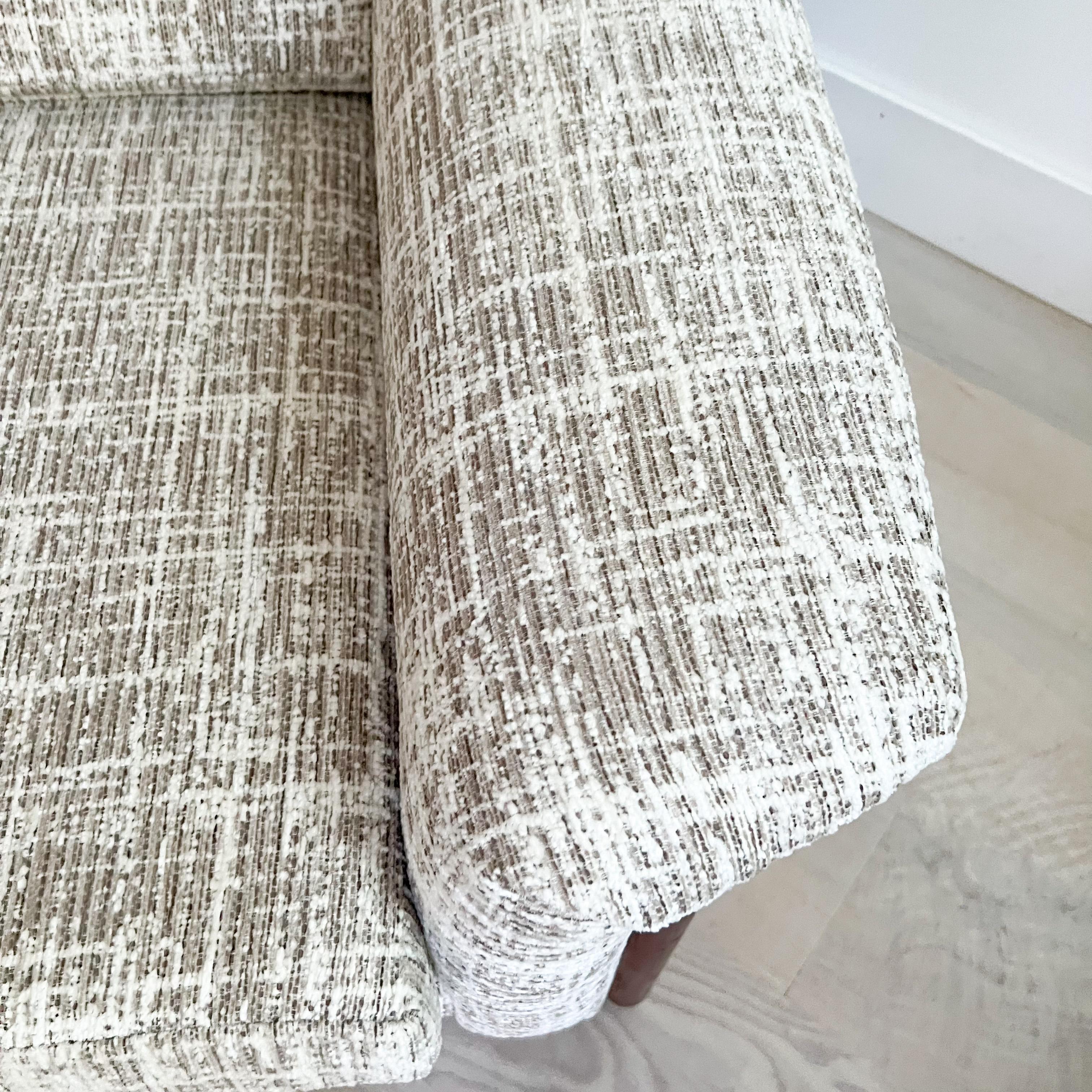 Mid-Century Modern Mid-Century Swedish Teak Sofa by Folke Ohlsson for DUX, New Upholstery