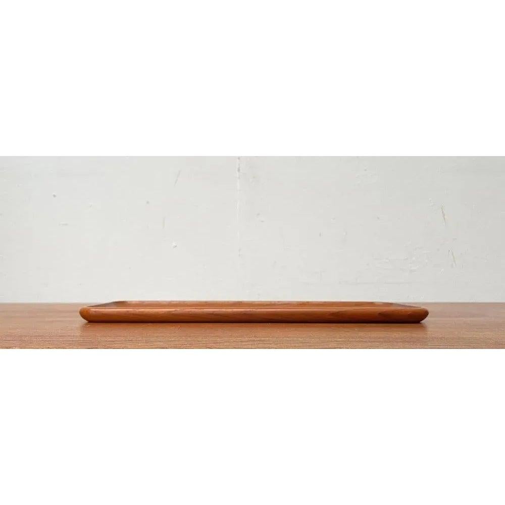Schwedisches Teakholz-Tablett aus der Jahrhundertmitte von Äkta Teak, 1960er Jahre (Moderne der Mitte des Jahrhunderts) im Angebot