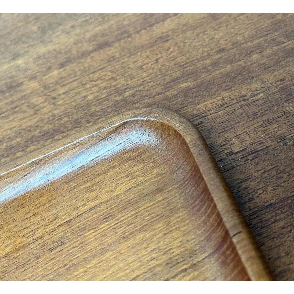 Schwedisches Teakholz-Tablett aus der Jahrhundertmitte von Äkta Teak, 1960er Jahre im Angebot 2