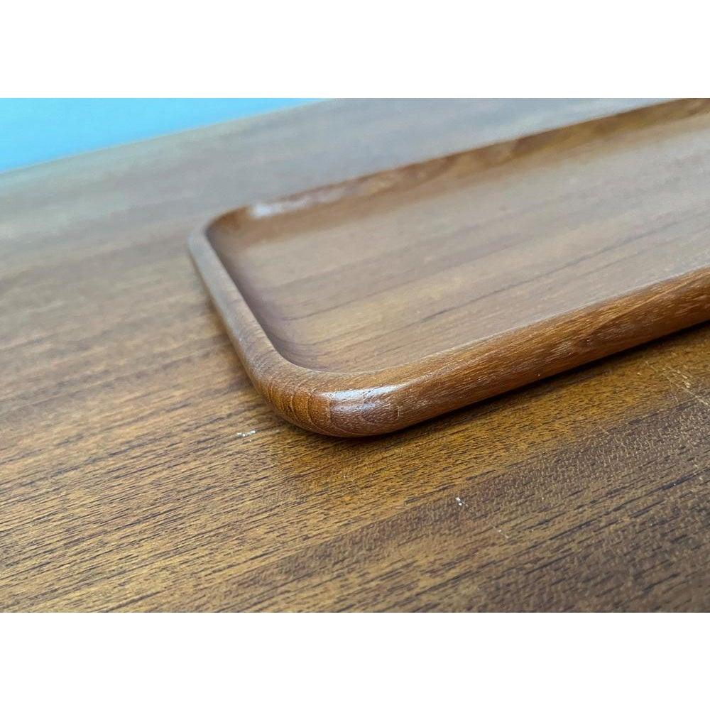 Schwedisches Teakholz-Tablett aus der Jahrhundertmitte von Äkta Teak, 1960er Jahre im Angebot 3