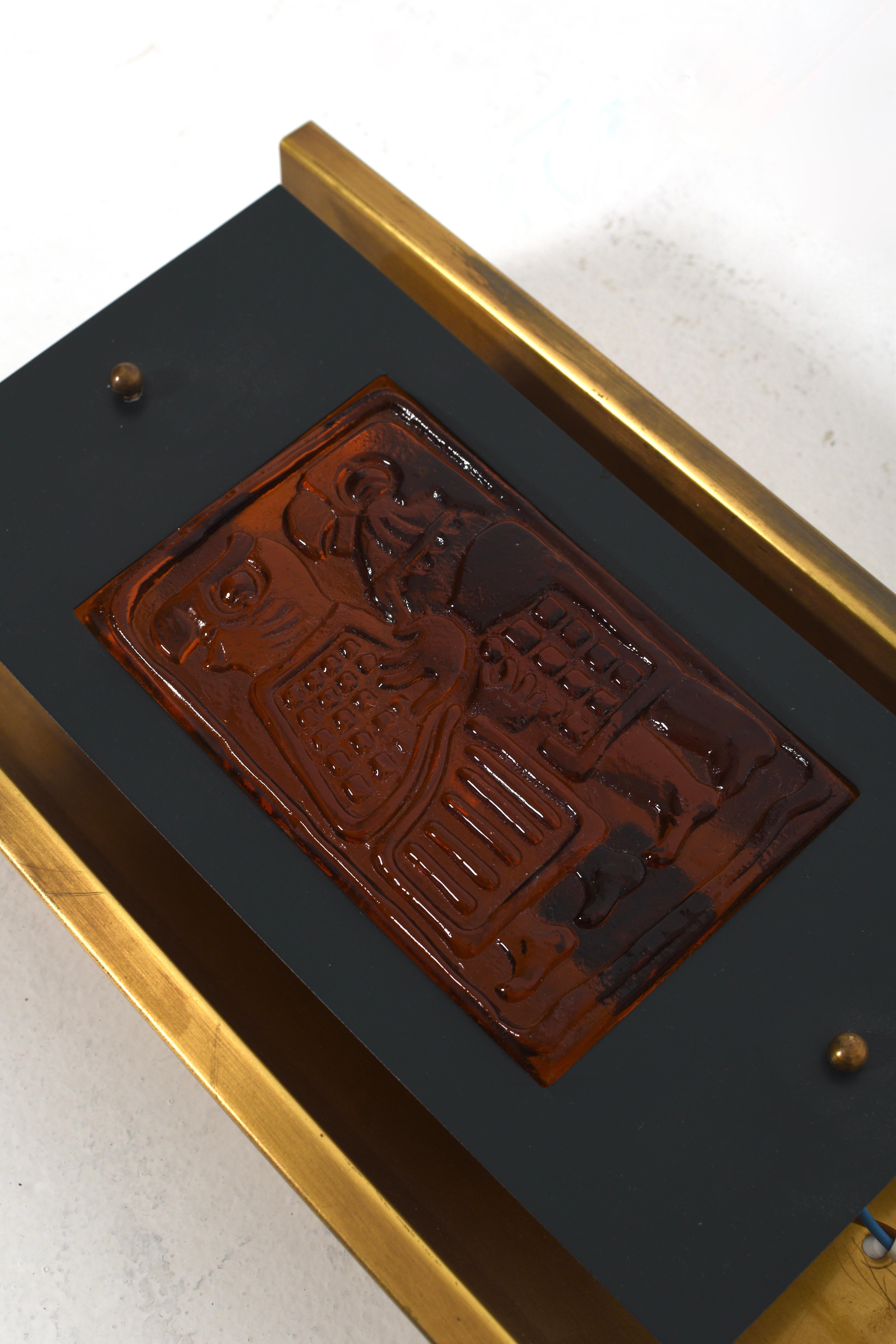 Lámpara de pared sueca de mediados de siglo de Erik Höglund para Boda Smide, años 60 Moderno de mediados de siglo en venta