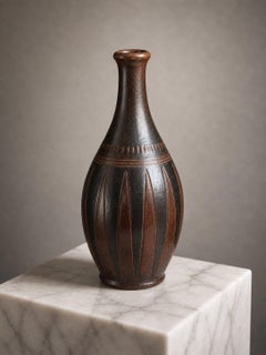 Mid-Century Swedish Wallåkra Stoneware Vase by Arthur Andersson, 1950s