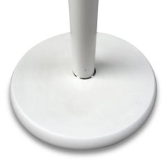 Midcentury Swedish White Mushroom Floor Lamp from Aneta, 1960s