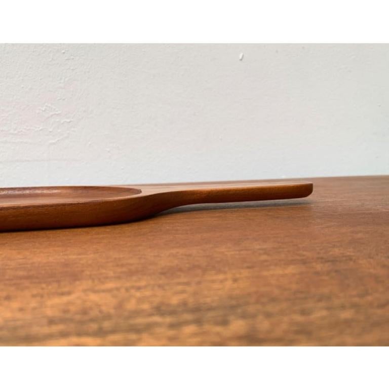 Ciotola svedese di metà secolo in legno di teak di Upsala Slöjd, anni '60 in vendita 4