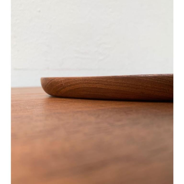 Ciotola svedese di metà secolo in legno di teak di Upsala Slöjd, anni '60 in vendita 5