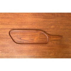 Mid-Century Swedish Wooden Teak Bowl from Upsala Slöjd, 1960s