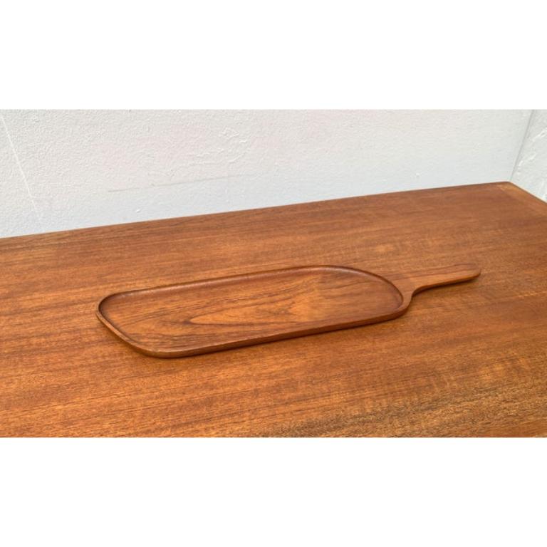 Ciotola svedese di metà secolo in legno di teak di Upsala Slöjd, anni '60 In condizioni ottime in vendita a Hamburg, DE