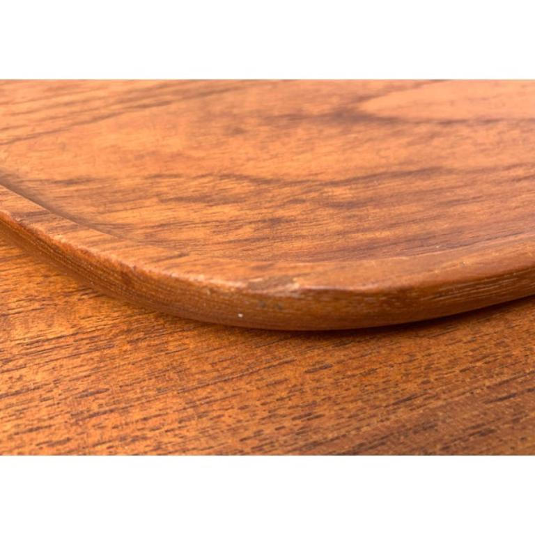 Teak Ciotola svedese di metà secolo in legno di teak di Upsala Slöjd, anni '60 in vendita
