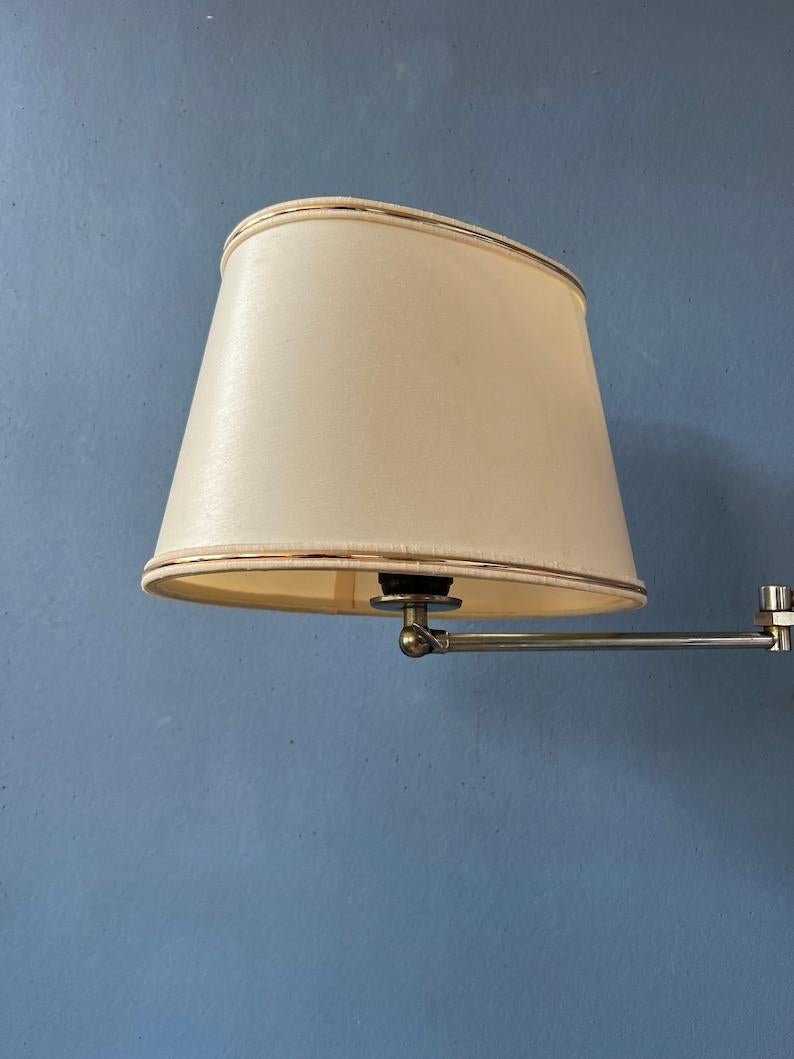 Mid Century Swing Arm Wall Lamp, 1970s For Sale 1