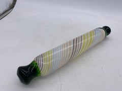 Mid-Century Swirl Murano Glass Rolling Pin
