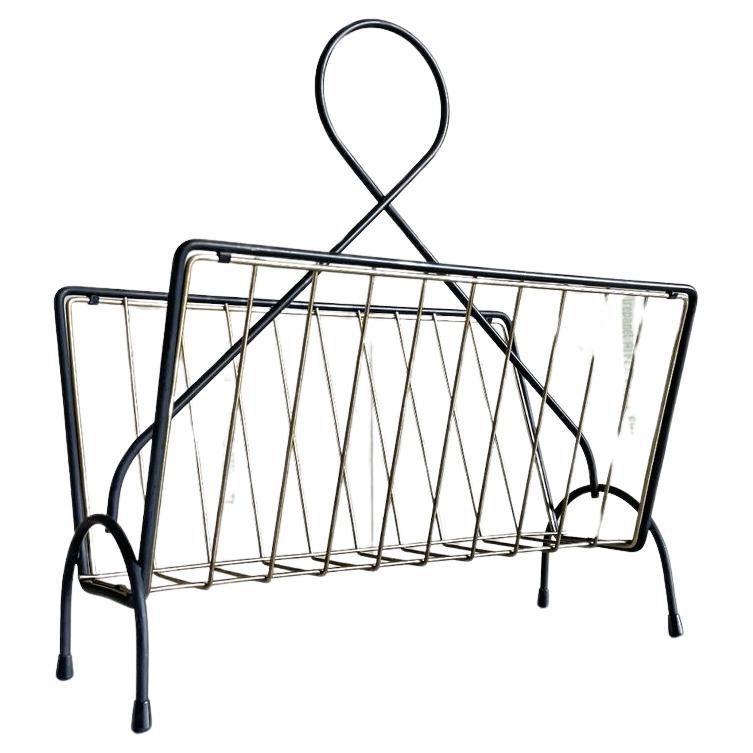 Mid Century Swiss Magazine / Newspaper Rack