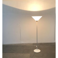 Lampada da terra minimalista svizzera di metà secolo di Temde, anni '60