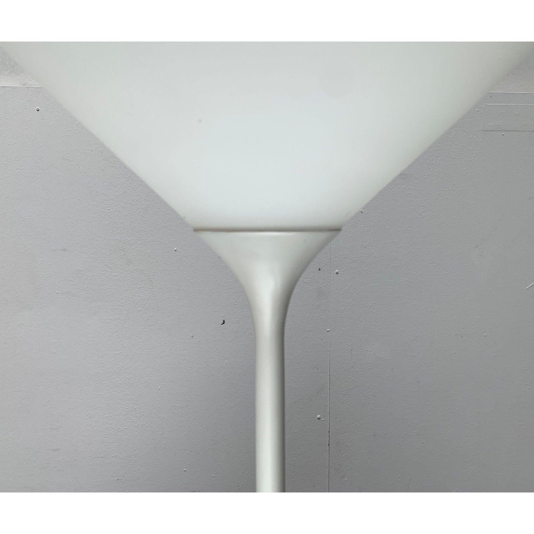 Metal Mid-Century Swiss Minimalist Floor Lamp from Temde, 1960s For Sale