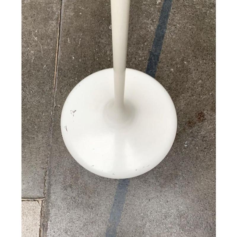 Mid-Century Swiss Minimalist Glass and Metal Floor Lamp, 1960s For Sale 5