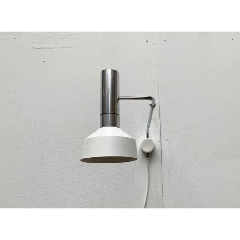 Lámpara de pared minimalista suiza de mediados de siglo Minilux para Baltensweiler, años 60 en venta 1