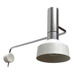Mid-Century Swiss Minimalist Minilux Wall Lamp for Baltensweiler, 1960s