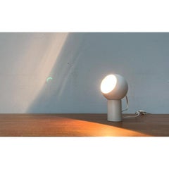 Mid-Century Swiss Minimalist Space Age Magnet Table Lamp 1960s