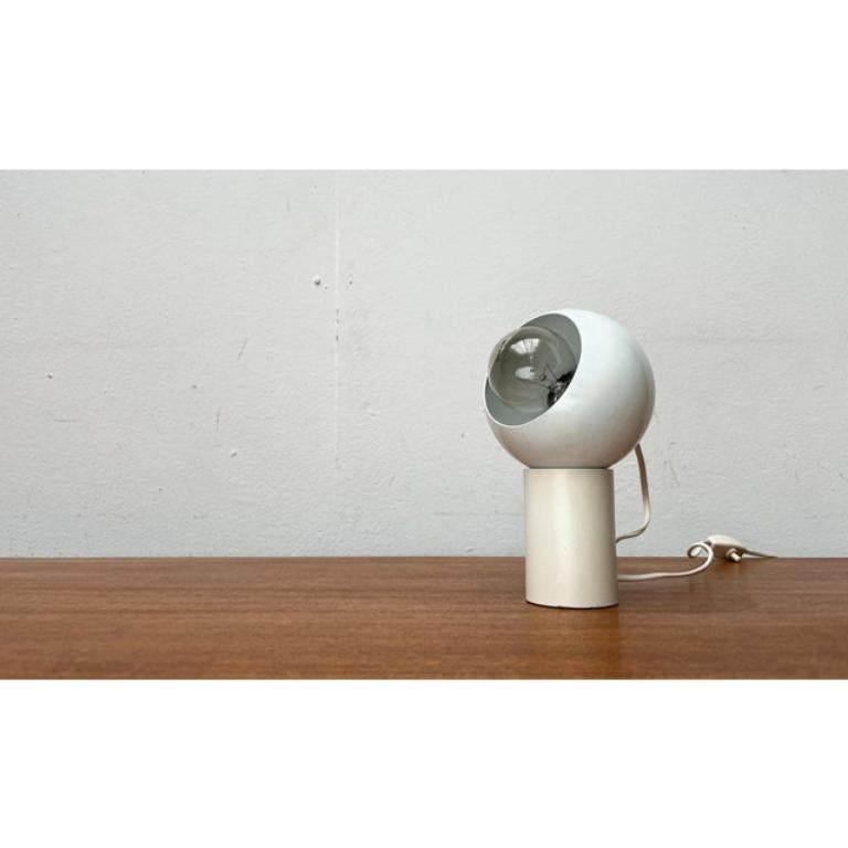 Métal Lampe de table magnétique suisse minimaliste de l'ère spatiale, années 1960 en vente