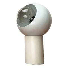 Mid-Century Swiss Minimalist Space Age Magnet Table Lamp 1960s