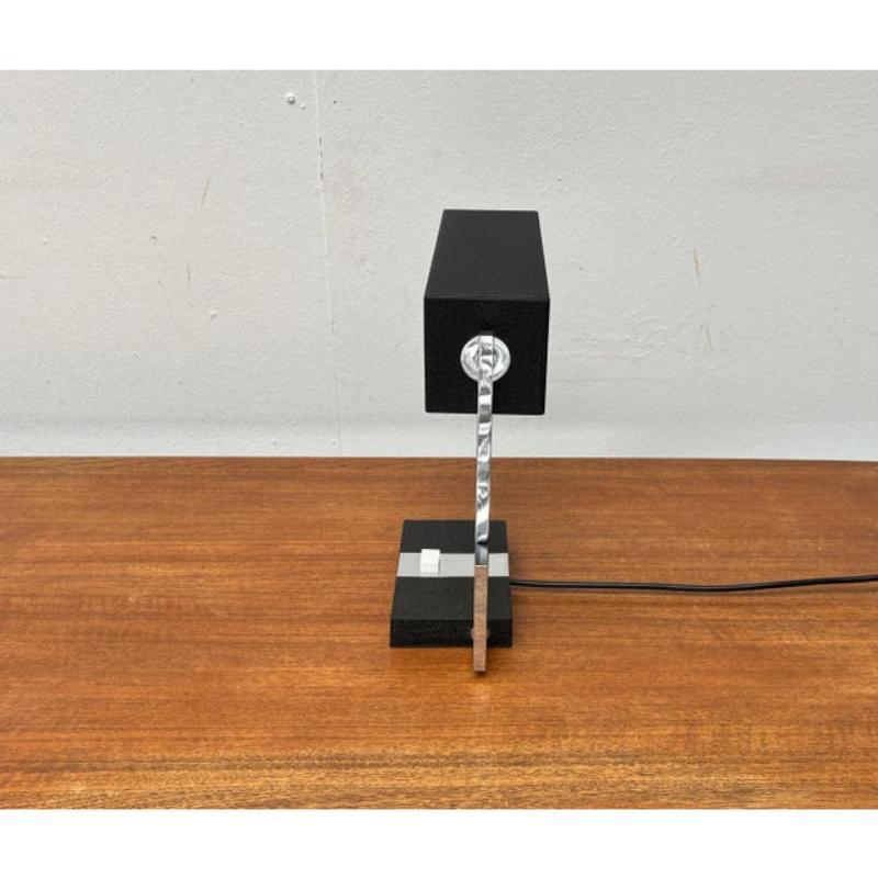 Mid-Century Swiss Minimalist Table Lamp from Megal, 1960s For Sale 4