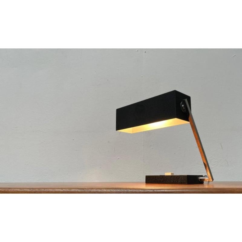 Mid-Century Swiss Minimalist Table Lamp from Megal, 1960s For Sale 6