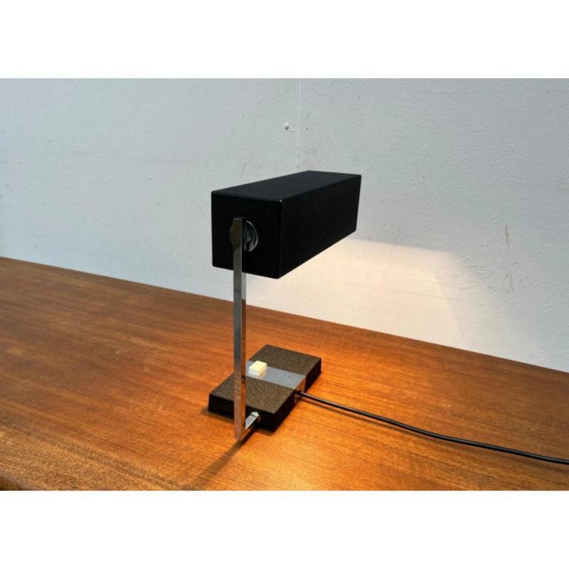 Mid-Century Swiss Minimalist Table Lamp from Megal, 1960s In Good Condition For Sale In Hamburg, DE