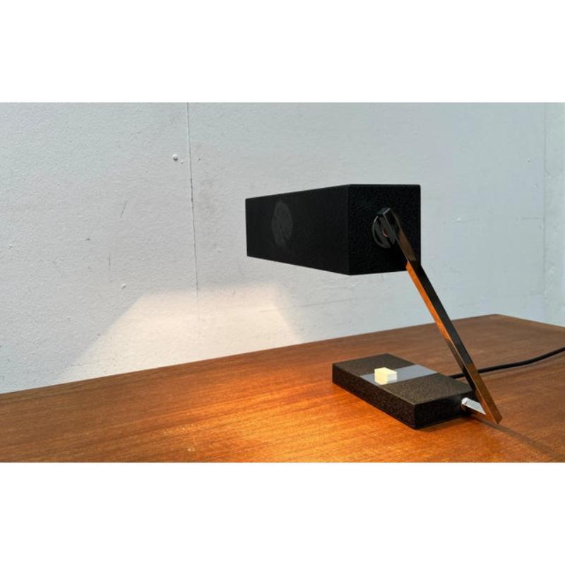20th Century Mid-Century Swiss Minimalist Table Lamp from Megal, 1960s For Sale
