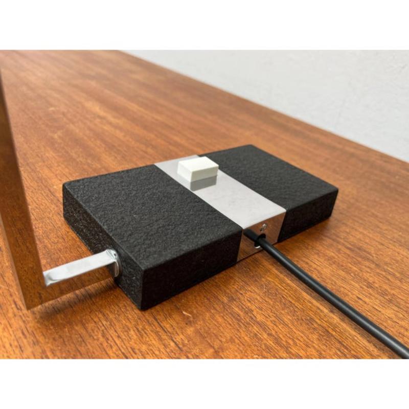 Mid-Century Swiss Minimalist Table Lamp from Megal, 1960s For Sale 3