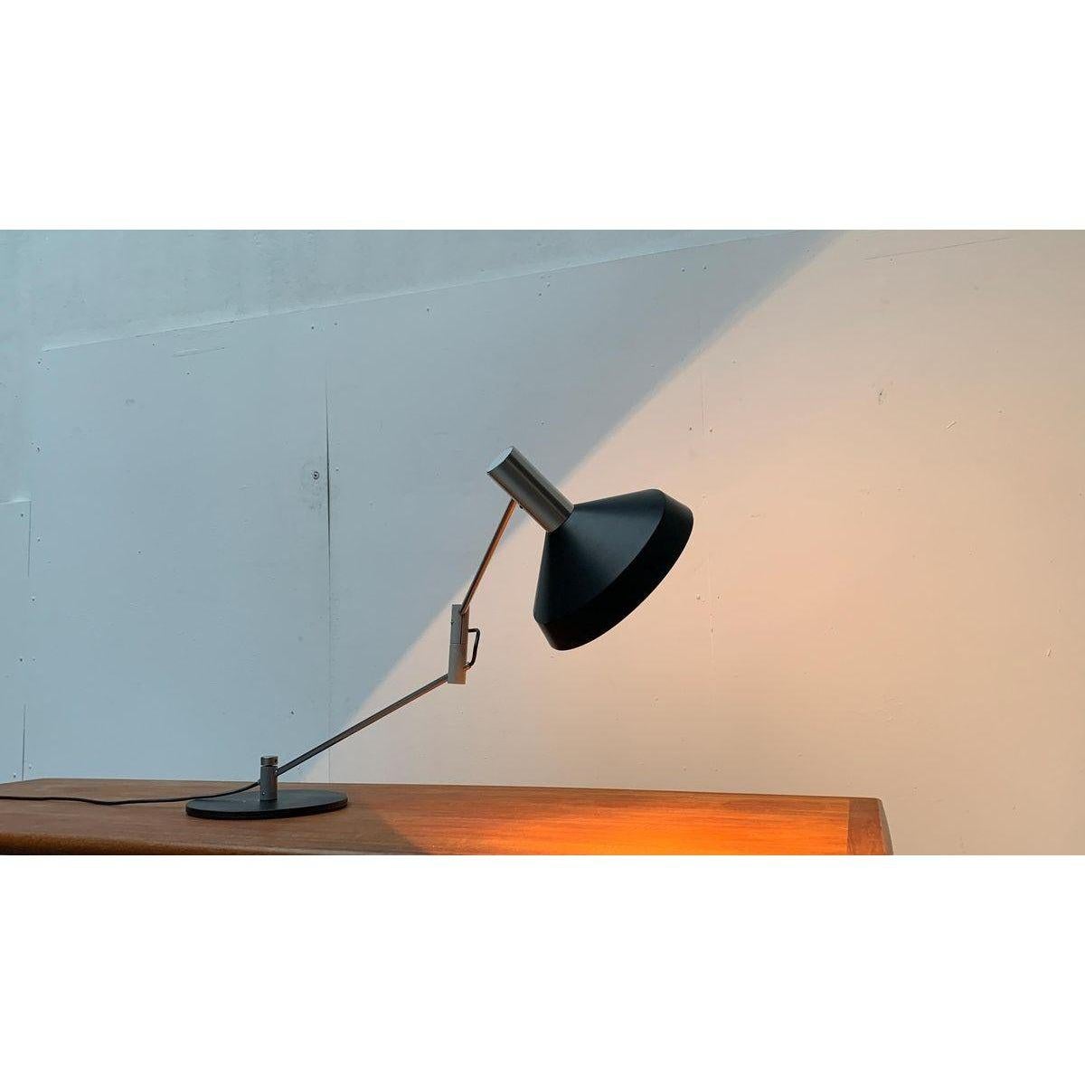 Mid-Century Swiss Pentarkus Table Lamp by Rosemarie and Rico Baltensweiler, 50s For Sale 5