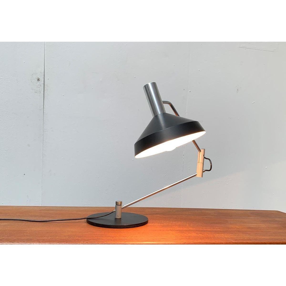 Mid-Century Modern Mid-Century Swiss Pentarkus Table Lamp by Rosemarie and Rico Baltensweiler, 50s For Sale
