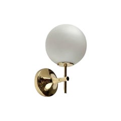 Mid-Century Swiss Space Age Brass Sconce by E.R. Nele for Temde 1960s