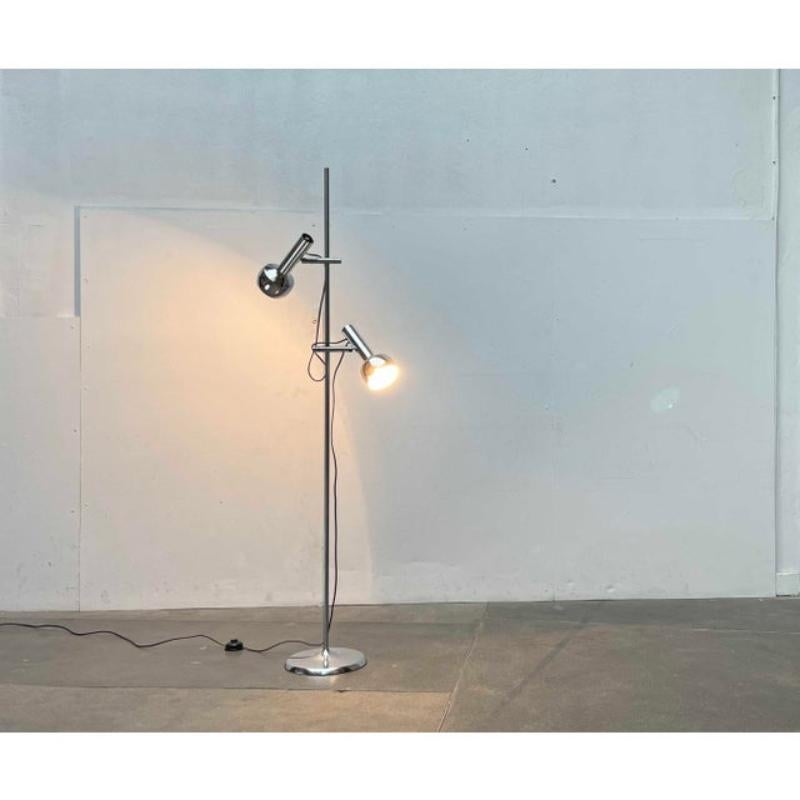 Lámpara de pie de la era espacial suiza de mediados de siglo, por SLZ Team para Swisslamps, años 60 en venta 6