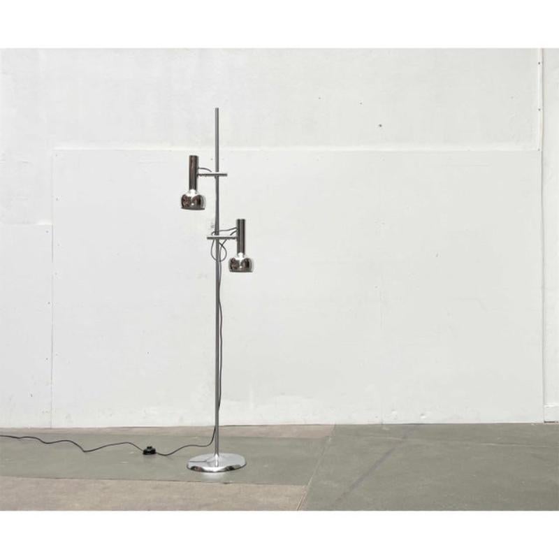 Lámpara de pie de la era espacial suiza de mediados de siglo, por SLZ Team para Swisslamps, años 60 siglo XX en venta