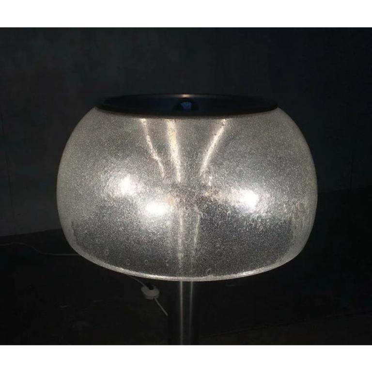 Mid-Century Swiss Space Age Mushroom Floor Lamp from Temde, 1960s In Excellent Condition For Sale In Hamburg, DE