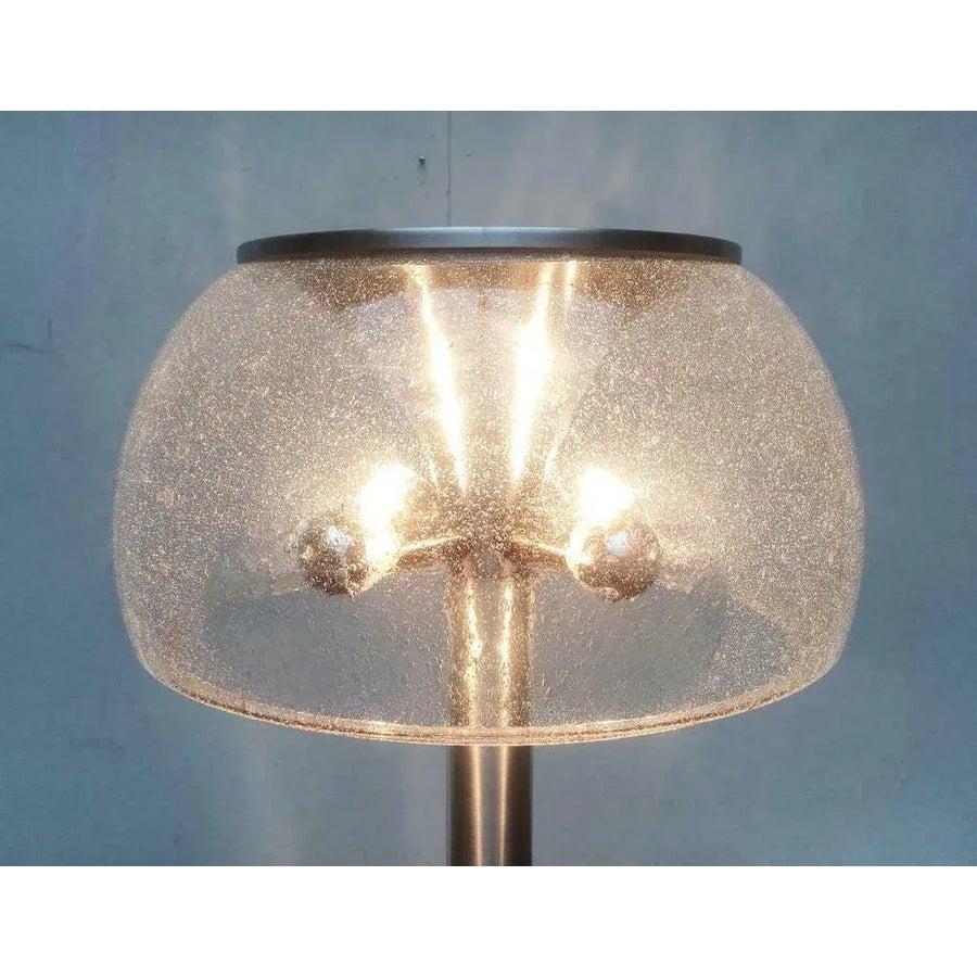 Metal Mid-Century Swiss Space Age Mushroom Type 60 Table Lamp from Temde, 1960s For Sale