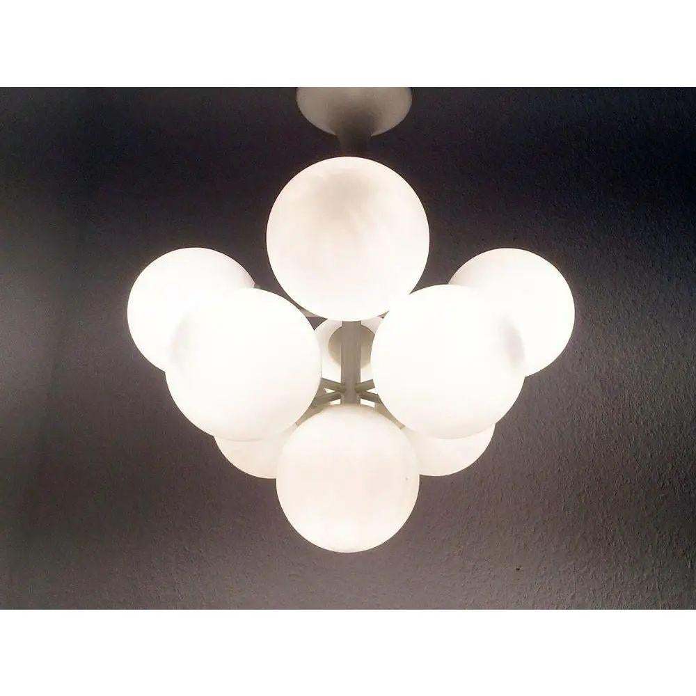 Mid-Century Schweizer Space Age-Hängelampe-Kronleuchterlampe von E. R. Nele, 1960er Jahre im Zustand „Hervorragend“ im Angebot in Hamburg, DE