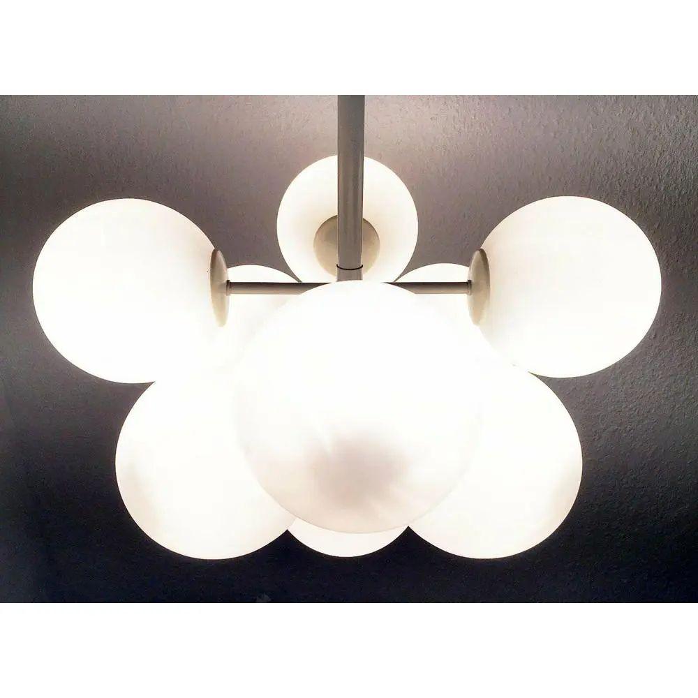 Mid-Century Schweizer Space Age-Hängelampe-Kronleuchterlampe von E. R. Nele, 1960er Jahre (20. Jahrhundert) im Angebot
