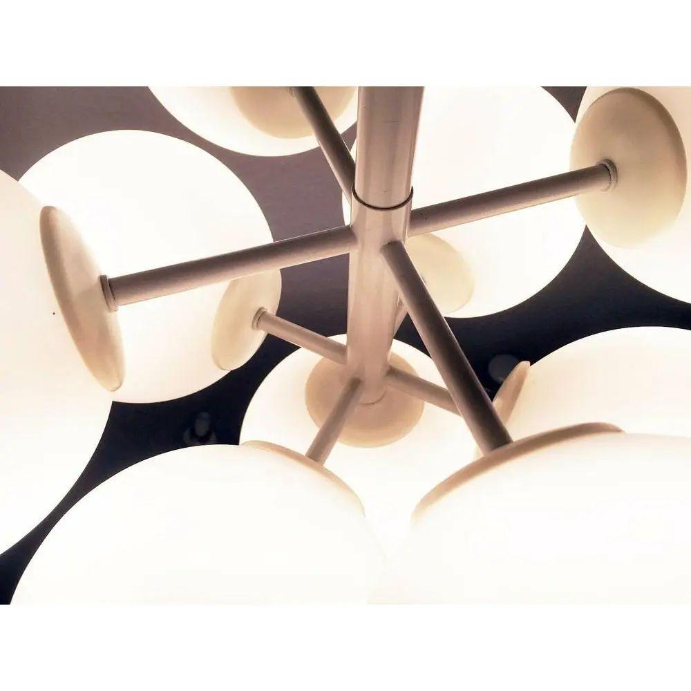 Mid-Century Schweizer Space Age-Hängelampe-Kronleuchterlampe von E. R. Nele, 1960er Jahre im Angebot 1