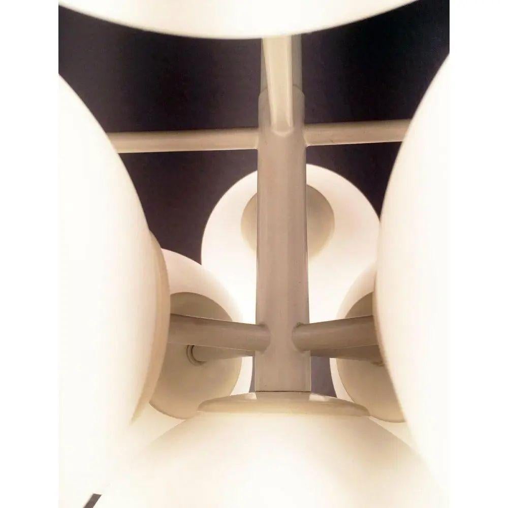 Mid-Century Schweizer Space Age-Hängelampe-Kronleuchterlampe von E. R. Nele, 1960er Jahre im Angebot 2